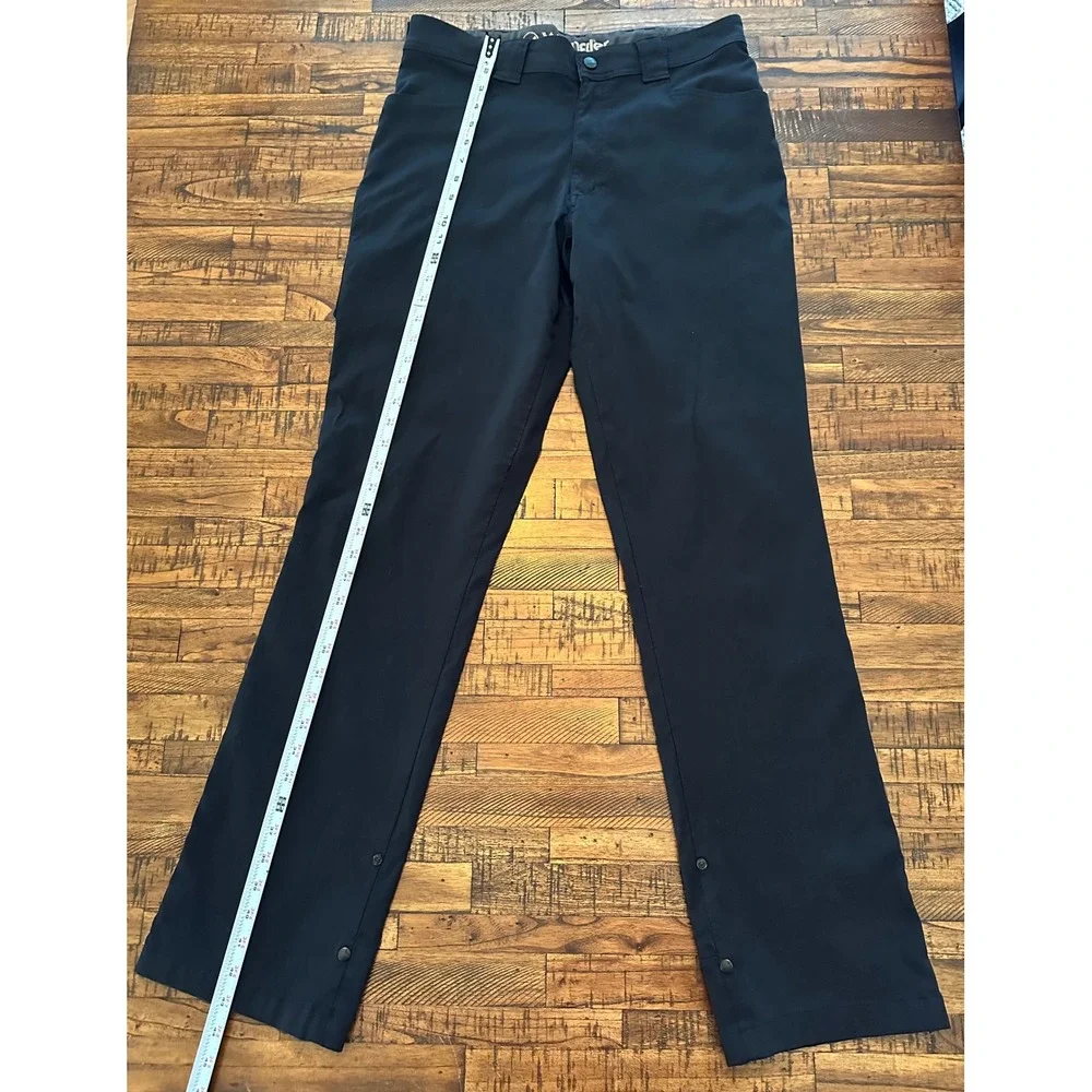 Wrangler‎ Outdoor Series Pants 34x34 Black Nylon Spandex Stretch Cargo Utility